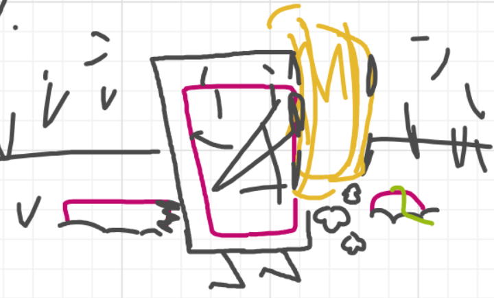 A panel from I've Been Everywhere, Man, episode nine of the Board Boards object show by Furretwalk/WalkingFurret.